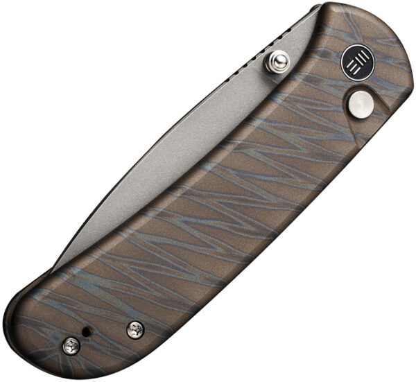 Navaja We Knife Co Ltd Qubit Button Lock Flame WE22030F-4