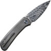 Navaja We Knife Co Ltd Qubit Button Lock Damasteel WE22030F-DS1