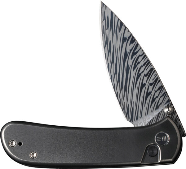 Navaja We Knife Co Ltd Qubit Button Lock Damasteel WE22030F-DS1