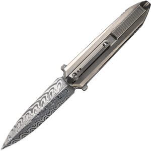 Navaja We Knife Co Ltd Diatomic Framelock Damascus WE22032-DS1