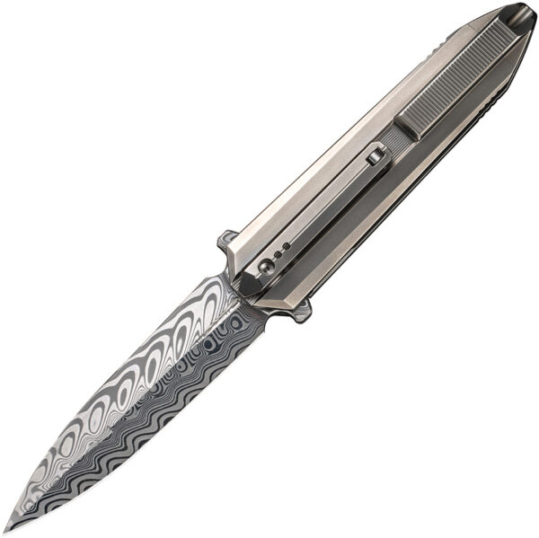 Navaja We Knife Co Ltd Diatomic Framelock Damascus WE22032-DS1