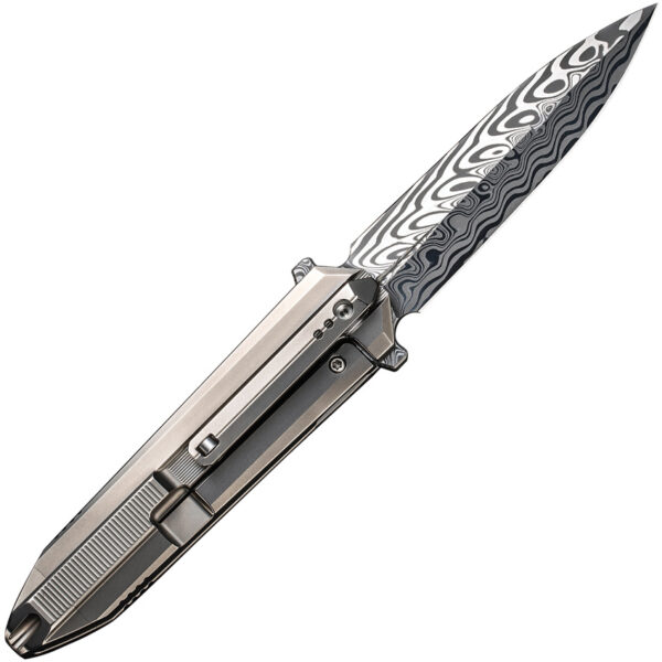 Navaja We Knife Co Ltd Diatomic Framelock Damascus WE22032-DS1