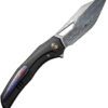 Navaja We Knife Co Ltd Ignio Framelock Damasteel WE22042B-DS1