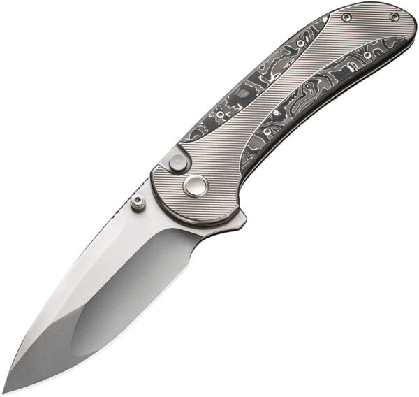 Navaja We Knife Co Ltd Zizzit Button Lock Alum CF WE23031-2