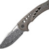 Navaja We Knife Co Ltd Swiftfin Framelock Damasteel WE23051-DS1