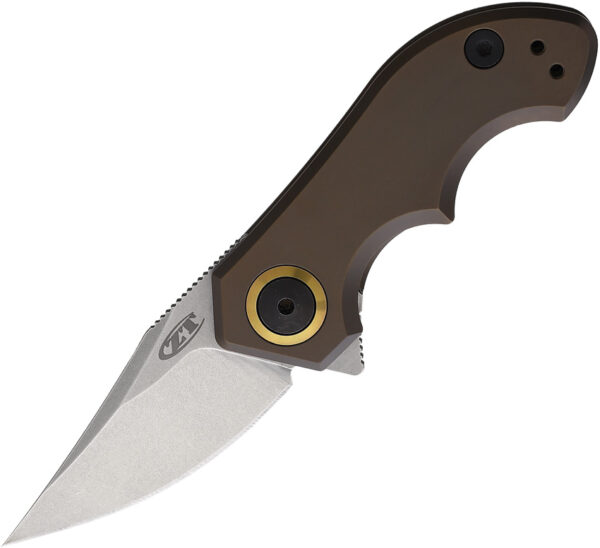 Navaja Zero Tolerance Small Galyean Bronze Titanium 0022TIBRZ