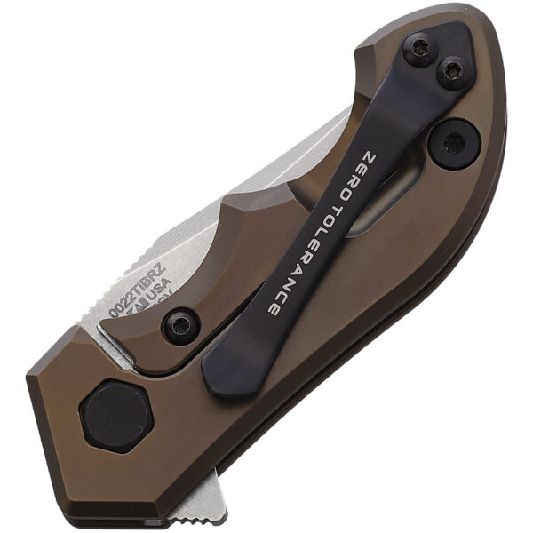 Navaja Zero Tolerance Small Galyean Bronze Titanium 0022TIBRZ