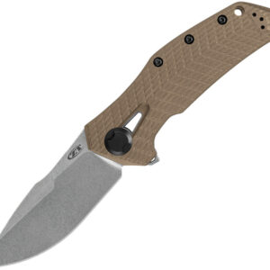 ZT0308-1.jpg Navaja Zero Tolerance KVT Framelock Tan 308